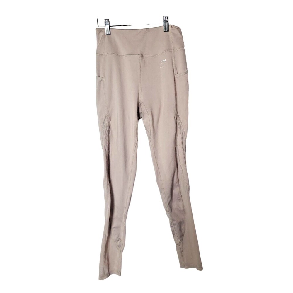 Gymshark Dry Mauve Pink Side Pockets Athleisure Yoga Leggings Womans Size Medium